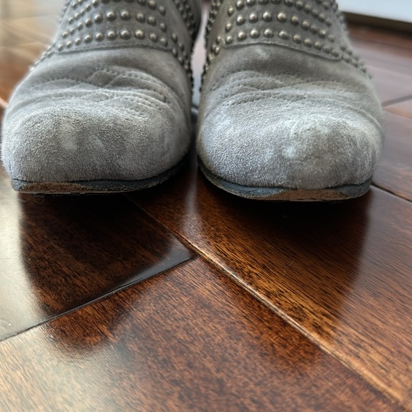 Anine Bing Low Ankle Charlie Suede Boots Grey 38 - Picture 8 of 8